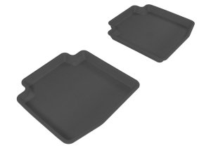 Buick Lacrosse Floor Mats - Rear - 3D MAXpider - Kagu - Black - `05-`09